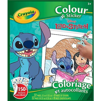 Crayola Colour & Sticker, Lilo & Stitch