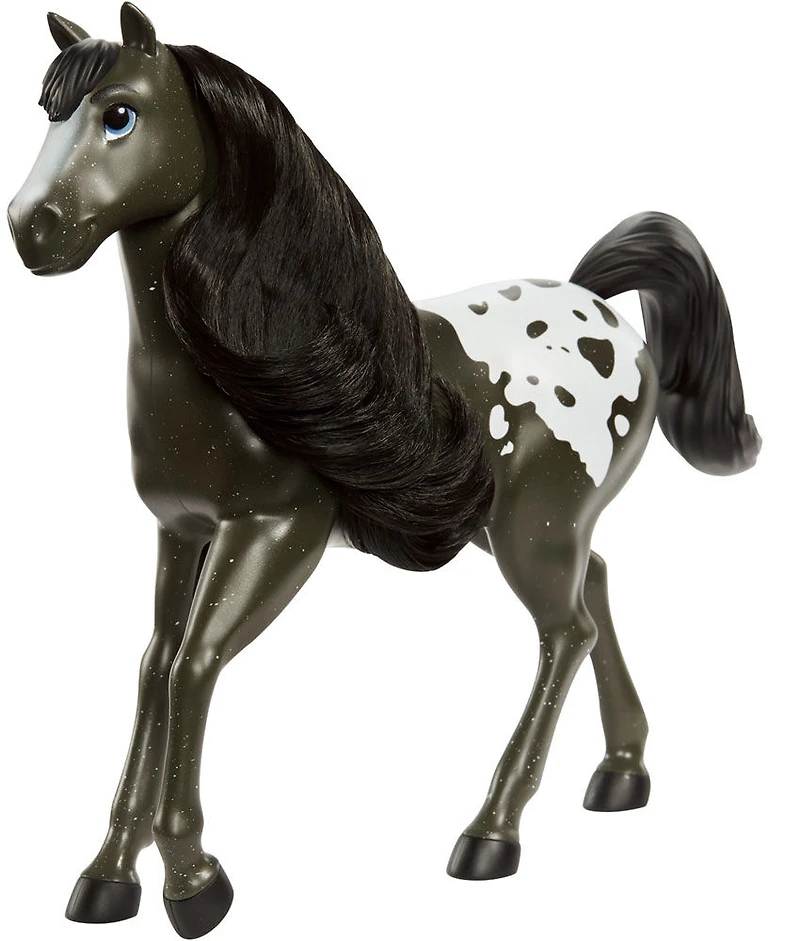 Spirit Untamed Mustang Stallion, Long Black Mane