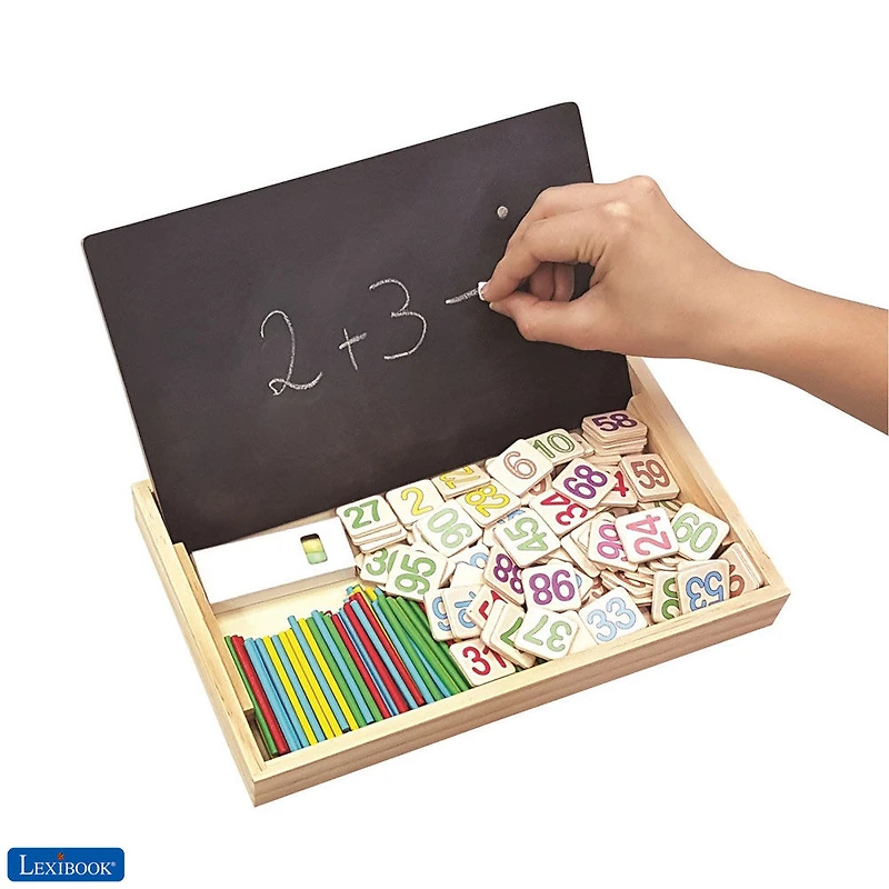 Math School - Wooden Box with Drawing Board