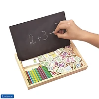 Math School - Wooden Box with Drawing Board