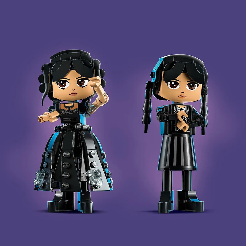 LEGO Wednesday: Wednesday Addams Figure, Collectible Set for Kids, Rebuildable Toy Gift 76780
