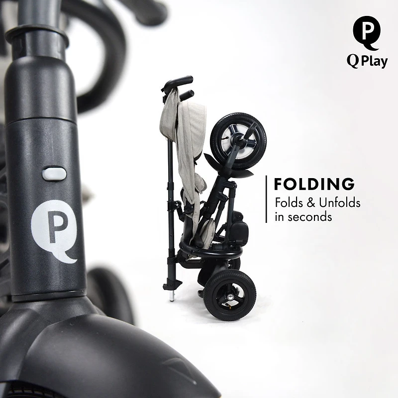 Rito Plus Folding Stroller /Trike Grey