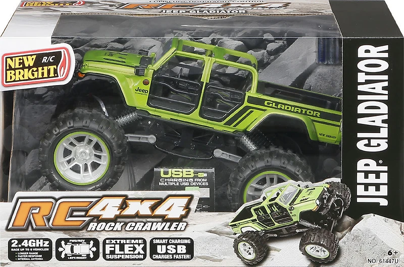 1:14 Scale R/C 4×4 Jeep Gladiator Rock Crawler