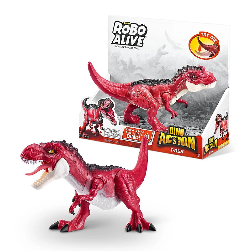 Action Dinosaure Tyrannosaure Robo Alive par ZURU