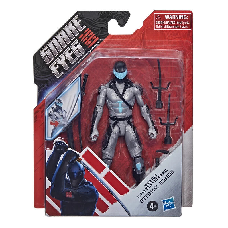 Snake Eyes: G.I. Joe Origins, figurine Snake Eyes Techno ninja