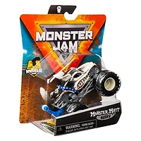 Monster Jam, Monster truck Monster Mutt Husky officiel, véhicule en métal moulé, série Ruff Crowd, échelle 1:64