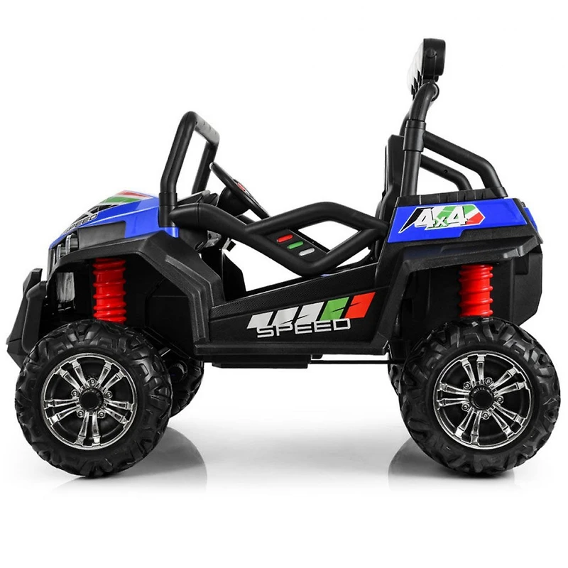 KidsVip 24V Enfants et Tout-Petits UTV Viper 4x4 Voiture Eléctrique avec Commande à Distance - Bleu - Édition anglaise