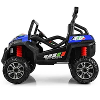 KidsVip 24V Enfants et Tout-Petits UTV Viper 4x4 Voiture Eléctrique avec Commande à Distance - Bleu - Édition anglaise