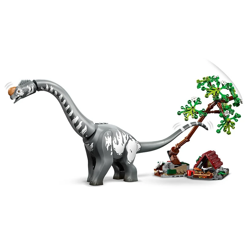 LEGO Jurassic World Mission de Suivi du Raptor et du Titanosaure, Jouet avec Station de Recharge 76973