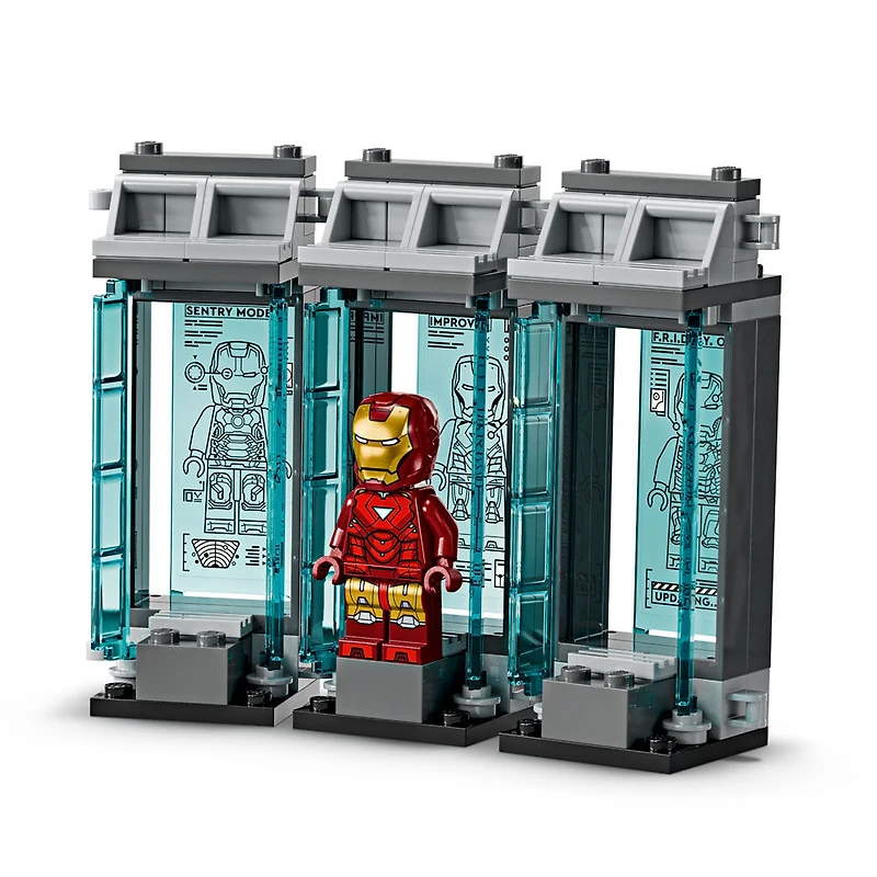 LEGO Marvel Iron Man's Laboratory: Hall of Armor Building Toy - Marvel Superhero Toy for Kids - 76315