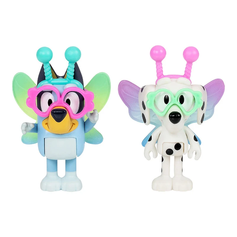 Bluey S10 Figurine 2Pk Étrangers Bluey Et Chloe