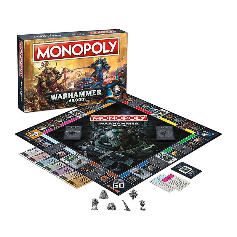 MONOPOLY: Warhammer 40k Jeu De Plateau - Édition anglaise