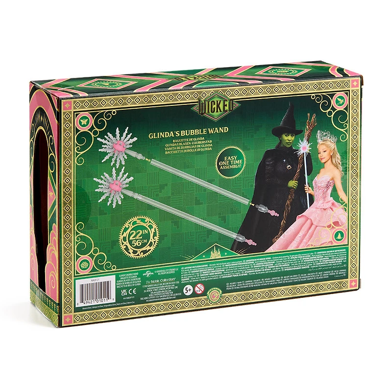The Noble Collection Wicked Bubble Wand De Glinda - Édition anglaise