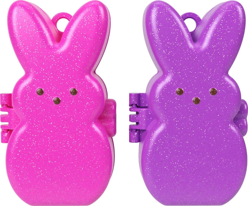 Polly Pocket Peeps, poupées et 2 coffrets de jeu avec 6 accessoires thématiques, jouet de voyage compact