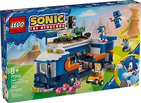 LEGO Sonic the Hedgehog Le Camion de Commandement de l'Équipe Sonic, Jouet de Robot pour Enfants, Garçons et Filles 77006
