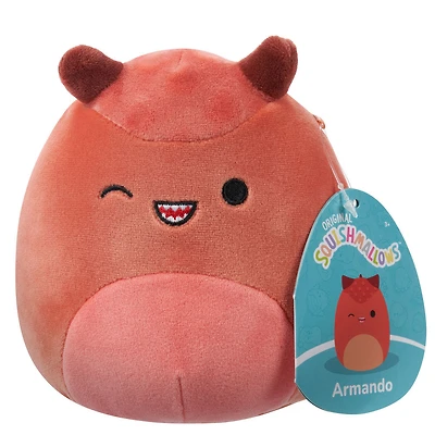 Squishmallows de 12,7 cm - Armando le carnotaurus rouge chaleureux
