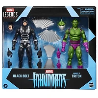 Marvel Legends Series Inhumans Black Bolt & Marvel's Triton Action Figure Two-Pack