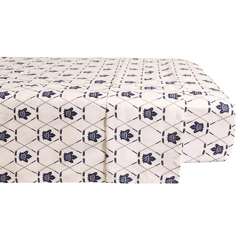 Ensemble de literie simple 4 pièces LNH- Maple Leafs de Toronto