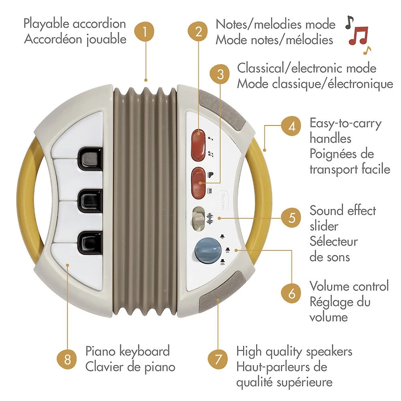 Tiny Love Accordian Toy - Tiny Rockers Collection