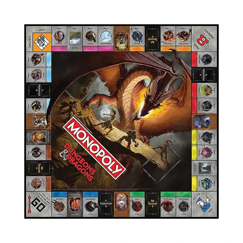 MONOPOLY: Dungeons and Dragons - Édition anglaise
