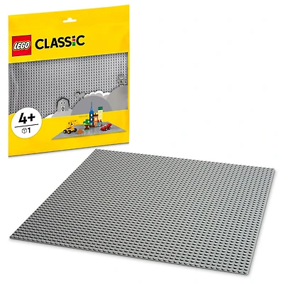 LEGO Classic Gray Baseplate 11024 Building Kit for Kids (1 Piece)