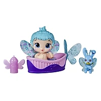 Baby Alive GloPixies Minis Doll, Aqua Flutter, Glow-In-The-Dark Doll