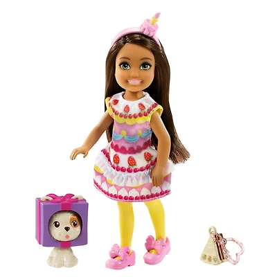 Barbie Club Chelsea Dress-Up Doll (6-inch) in Cake Costume