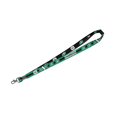 Lanière sublimée LCF Saskatchewan Roughriders