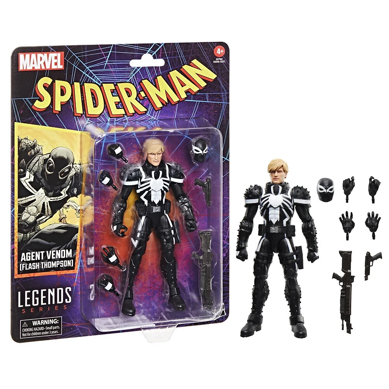 Marvel Legends Series, figurine Agent Venom (Flash Thompson) inspirée des bandes dessinées