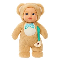 BABY born Cozy Cuties Soft Baby Doll- Bear, Blue Eyes