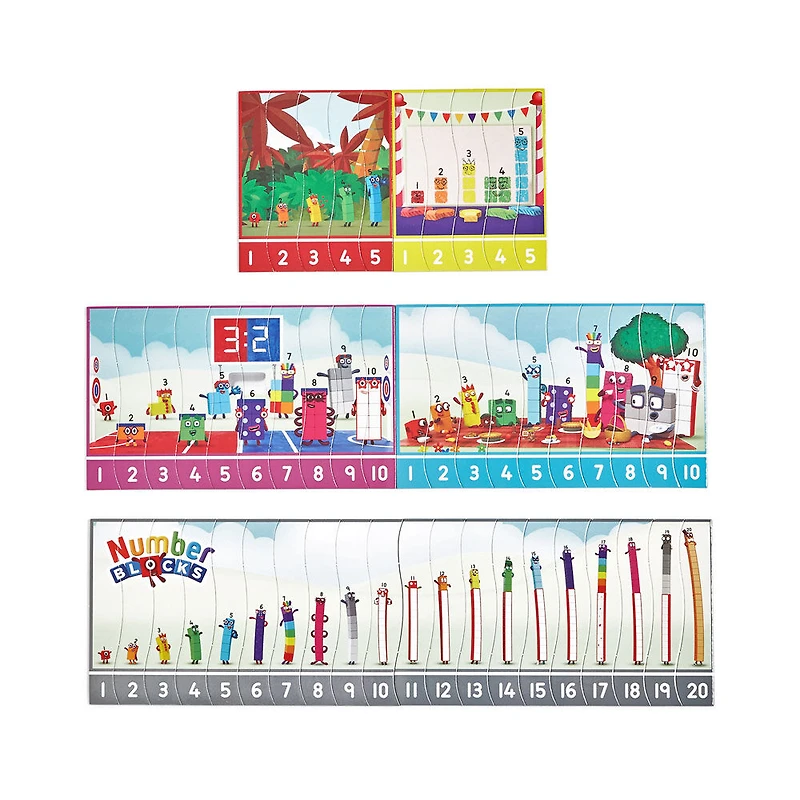 Ensemble de puzzle de séquençage Numberblocks, par Hand2Mind - Édition anglaise