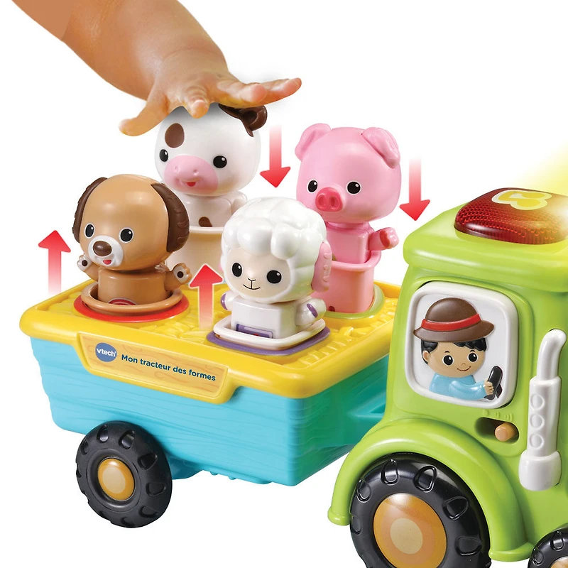 VTech Sort & Wiggle Tractor - French Edition