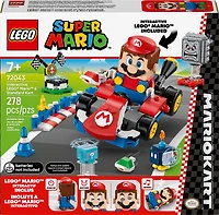 LEGO Super Mario : Mario Kart - LEGO Mario Interactif et Kart Standard, Jouet 72043