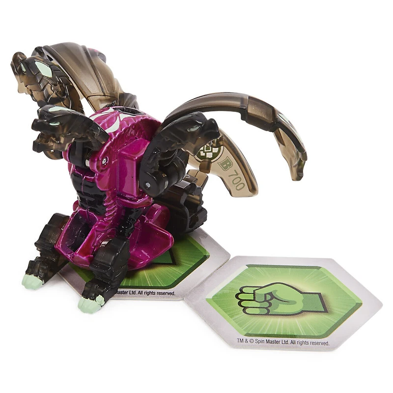 Bakugan Evolutions, Nillious (Noir), Bakugan True Metal Platinum Series, 2 BakuCores et carte Personnage