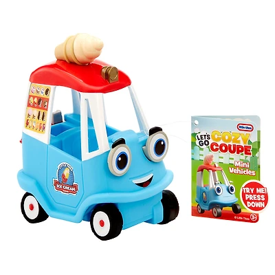 Let's Go Cozy Coupe- Ice Cream Truck Mini Push and Play Vehicle