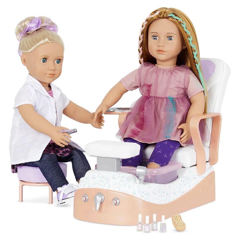 Our Generation Ensemble Yummy Pizzeria Accessoires et aliments de pizzeria pour poupée 46 cm