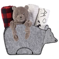Welcome Baby 5 Piece Shaped Gift Set  - Bear