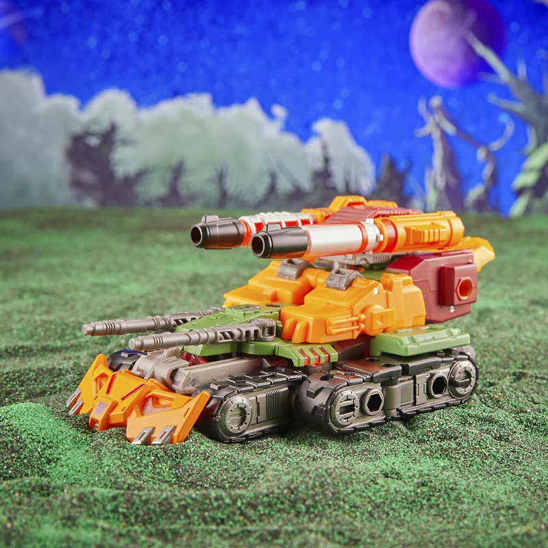 Transformers Generations Legacy Evolution, figurine Comic Universe Bludgeon classe Voyageur de 17,5 cm, pour filles et garçons à partir de 8 ans