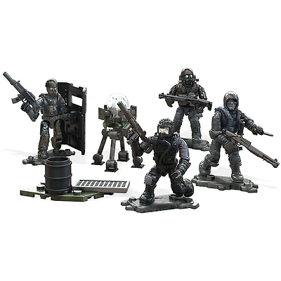 Mega Construx - Call of Duty - Coffret de micro-figurines articulées - Escadron de frappe urbaine