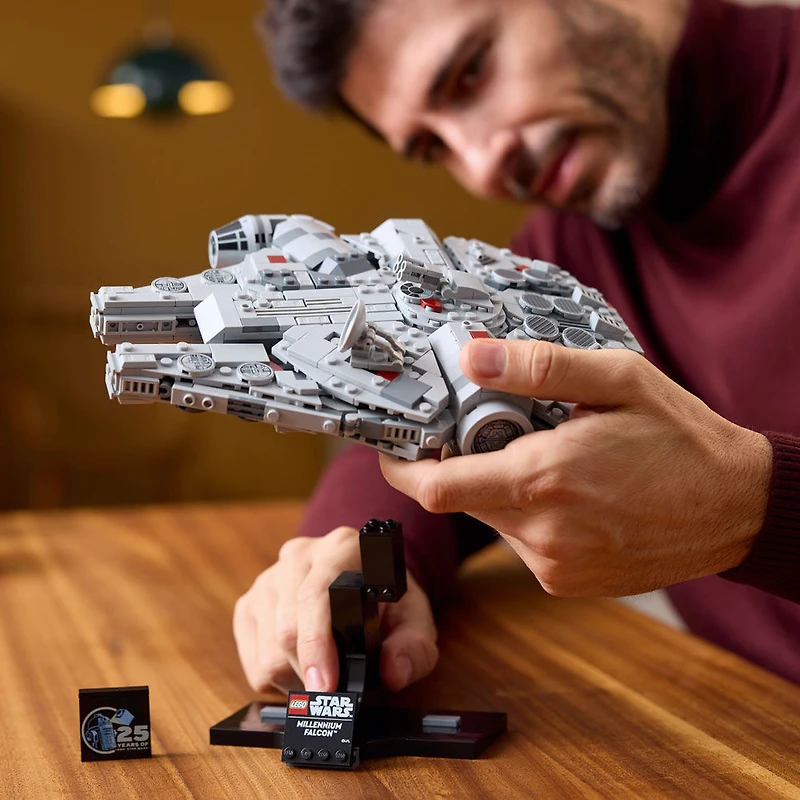 LEGO Star Wars Millennium Falcon 25th Anniversary Buildable Starship Model 75375