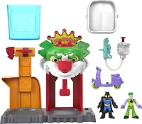 Imaginext DC Super Friends Batman Playset with Color Changing Action, The Joker Funhouse