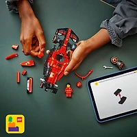 LEGO Speed Champions Ferrari SF-24 F1 Race Car Toy Vehicle and Driver Set 77242