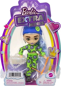 Barbie-Poupée Mini Barbie ExtraN°3, 14cm, tenue et accessoires