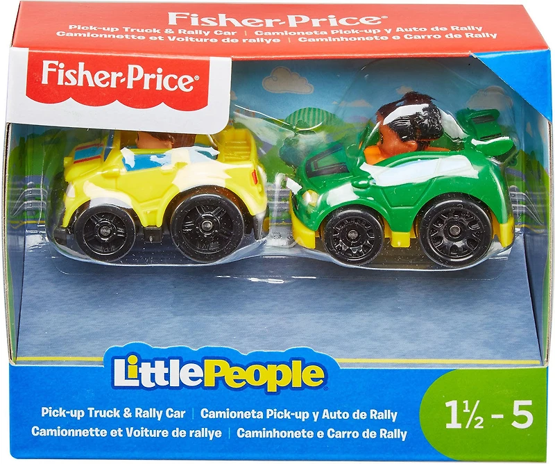 Fisher-Price - Little People - Camionnette et Voiture de rallye