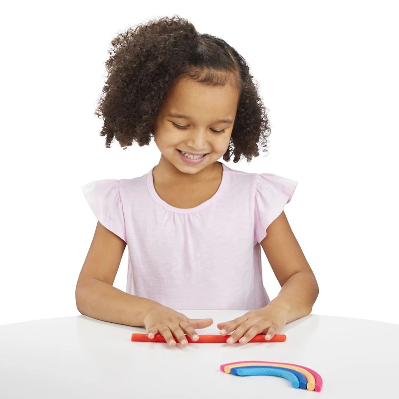 Play-Doh, pack de 16 pots de pâte paillette et parfumée, 4 outils, atoxique