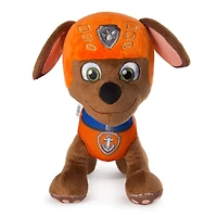 PAW Patrol - Peluche Zuma de 20 cm, peluche en position debout avec détails cousus