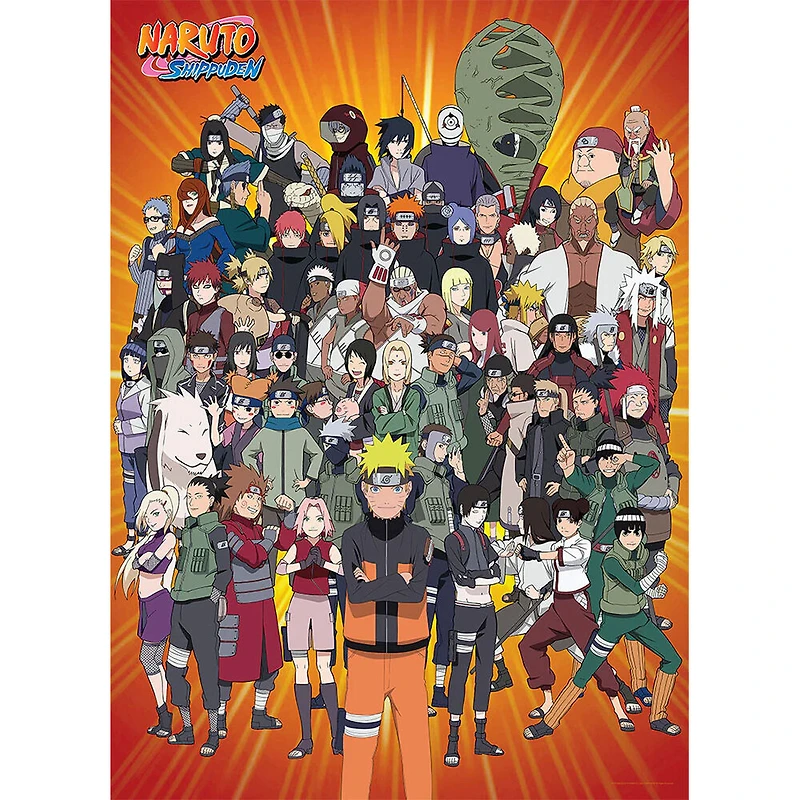 USAopoly Naruto "Never Forget Your Friends" Casse-Tête De 1000 Pièces - Édition anglaise