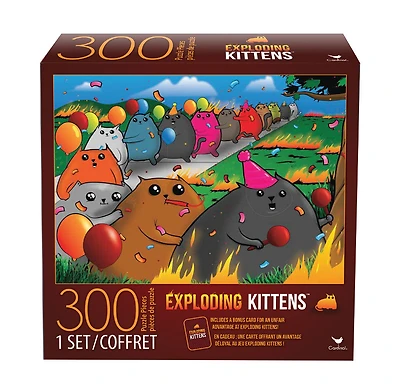 Exploding Kittens 300-Piece Jigsaw Puzzle