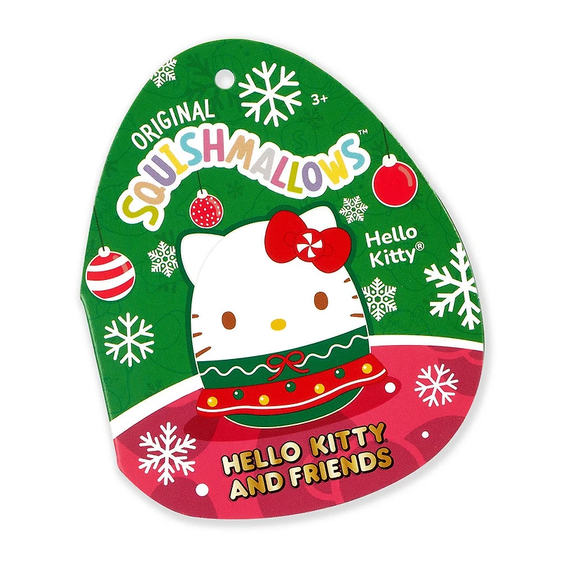 Squishmallows Holiday 8"- Hello Kitty & Friends: Hello Kitty