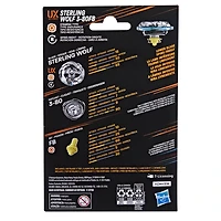 Beyblade X Starter Pack Sterling Wolf 3-80FB UX avec toupie et lanceur